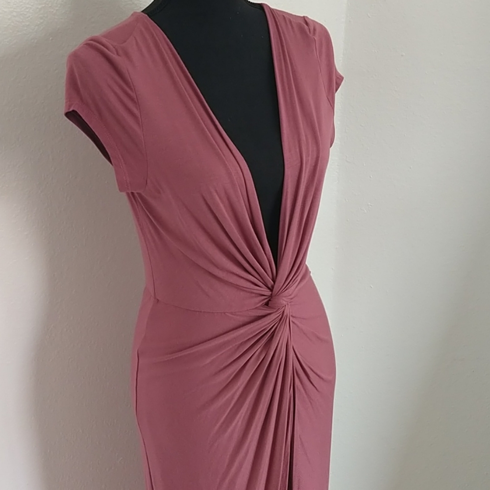 Plunging Knot Dress - Picture 4 of 5
